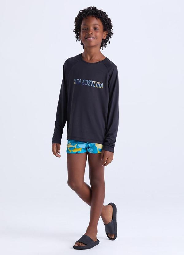 Conjunto Moda Praia Uv50+ Preto