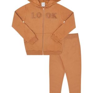Conjunto Moletom Marrom