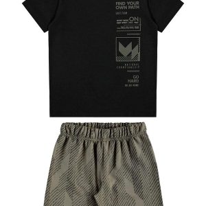 Conjunto Own Your Path Infantil Preto