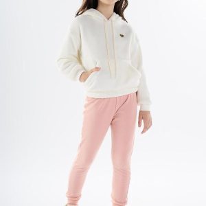 Conjunto Pelo e Moletom Bege