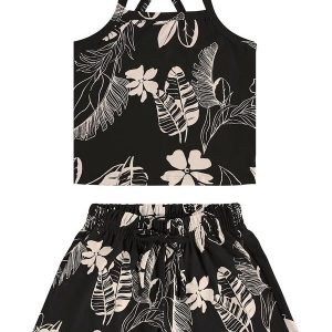 Conjunto Regata Cropped e Short Preto