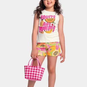 Conjunto Regata e Short Bege