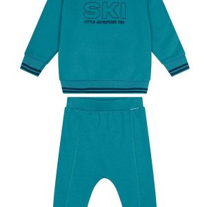 Conjunto Ski em Moletom Menino Azul