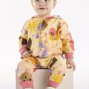 Conjunto com Jaqueta e Calça Amarelo
