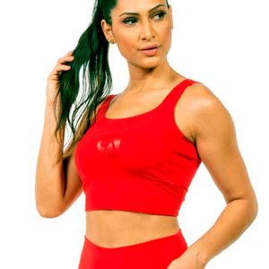 Cropped Power Feminino Vermelho