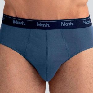 Cueca Slip Mash 073.58 Az20-Azul