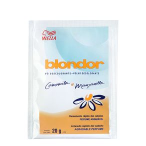 Descolorante em Pó Blondor Clareador Sachê Individual 20g