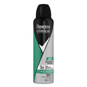 Desodorante Antitranspirante Aerosol Rexona Clinical Intense Fresh 96h 150ml