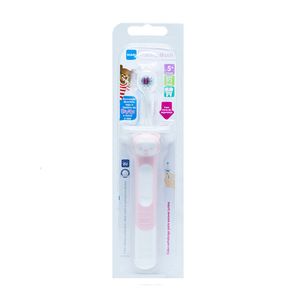 Escova Dental Mam Treinamento Brush Girls Rosa 5+ Meses