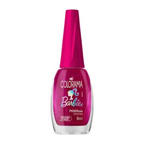 Esmalte Efeito Glitter Colorama Barbie PODERosa 8ml