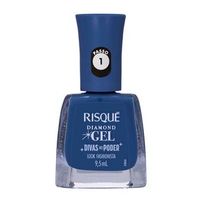 Esmalte Risqué Diamond Gel Divas no Poder Look Fashionista 9,5ml