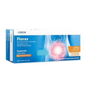 Florax Pediátrico Suspensão Oral 5 Flaconetes 5ml