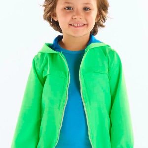 Jaqueta Corta Vento Infantil Menino Verde