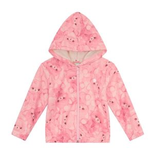 Jaqueta Infantil Menina Ursinhos Rosa