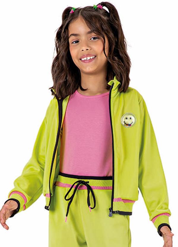 Jaqueta Moletom Infantil Verde