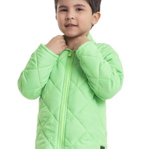 Jaqueta em Matelassê Infantil Menino Verde