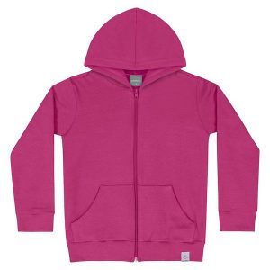 Jaqueta em Molecotton Infantil Menina Rosa