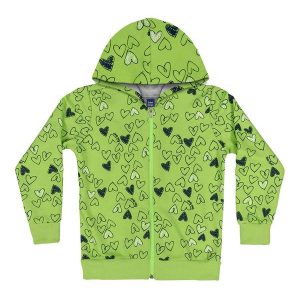 Jaqueta em Moletom Infantil Menina Verde