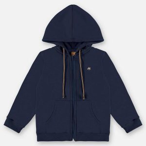 Jaqueta em Moletom Infantil Menino Azul