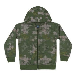 Jaqueta em Moletom Infantil Menino Verde