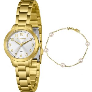 Kit Relógio Lince Feminino com Pulseira LRG4849L30KBSDS2KX