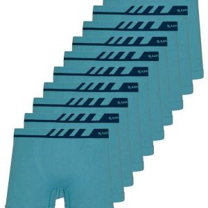 Kit com 10 Cuecas Boxer Lupo 671-002 Azul