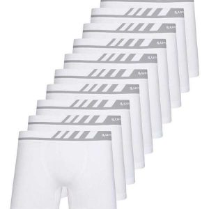 Kit com 10 Cuecas Boxer Lupo 671-002 Branco