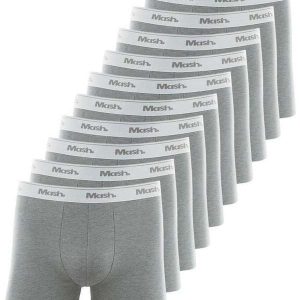 Kit com 10 Cuecas Boxer Mash 170.26 Marinho-Cinza