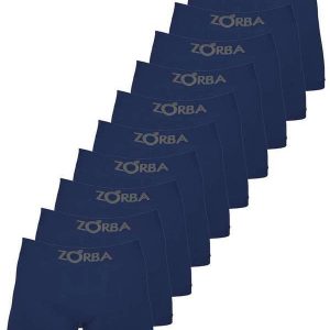 Kit com 10 Cuecas Boxer Zorba 781 Marinho