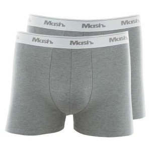 Kit com 2 Cuecas Boxer Mash 170.26 Cinza