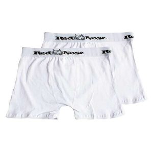 Kit com 2 Cuecas Boxer Red Nose 320 Branco