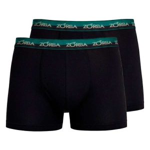 Kit com 2 Cuecas Boxer Zorba 702 Preto