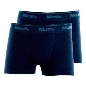 Kit com 2 Cuecas Infantil Boxer Mash 190.03 Marinho