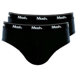 Kit com 2 Cuecas Slip Mash 073.58 Preto