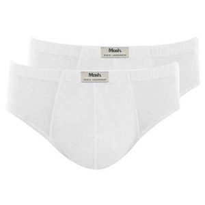 Kit com 2 Cuecas Slip Mash 074.58 Branco