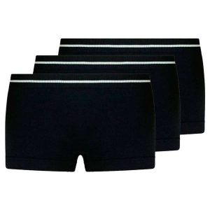 Kit com 3 Calcinhas Infantil Lobinha 18720-001 Preto