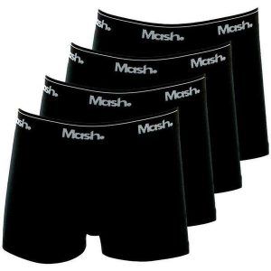 Kit com 4 Cuecas Infantil Boxer Mash 190.03 Preto