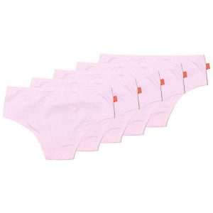 Kit com 5 Calcinhas Infantil Sanny 211559 Rosa