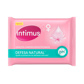 Lenços Umedecidos Intimus Defesa Natural 16 Unidades