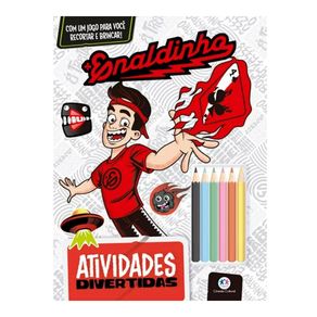 Livro Enaldinho Atividades Divertidas + Lápis de Cor 1 Unidade