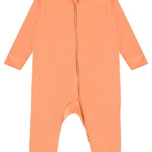 Macacão Básico Unissex para Bebê Laranja