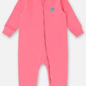 Macacão Básico Unissex para Bebê Rosa