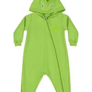 Macacão em Moletom Unissex para Bebê Verde