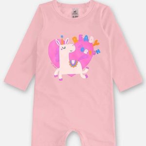 Macaquinho Bebê Menina Fps +50 Rosa
