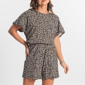 Macaquinho Feminino Molicotton Preto