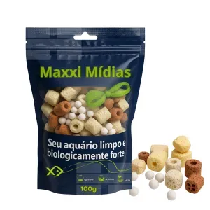 Maxxi Midiasete para Aquário 50L - 100g