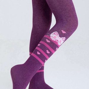 Meia Calça Infantil Opaca Lobinha 2615-058 5970-Açai