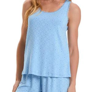 Pijama Feminino Curto Cor com Amor 2010884 Azul