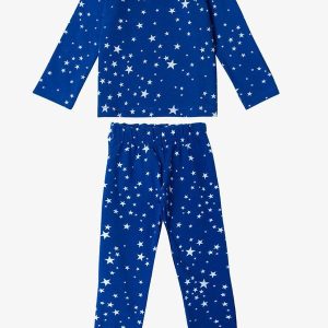 Pijama Infantil Feminino Estapado Azul