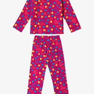 Pijama Infantil Feminino Estapado Rosa